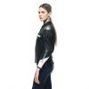 Dainese RAPIDA dámská sportovní kožená bunda černá/bílá vel.38